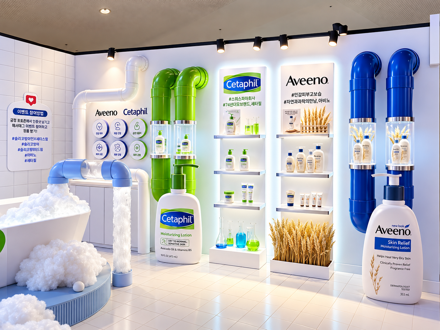 CETAPHIL 팝업 부스